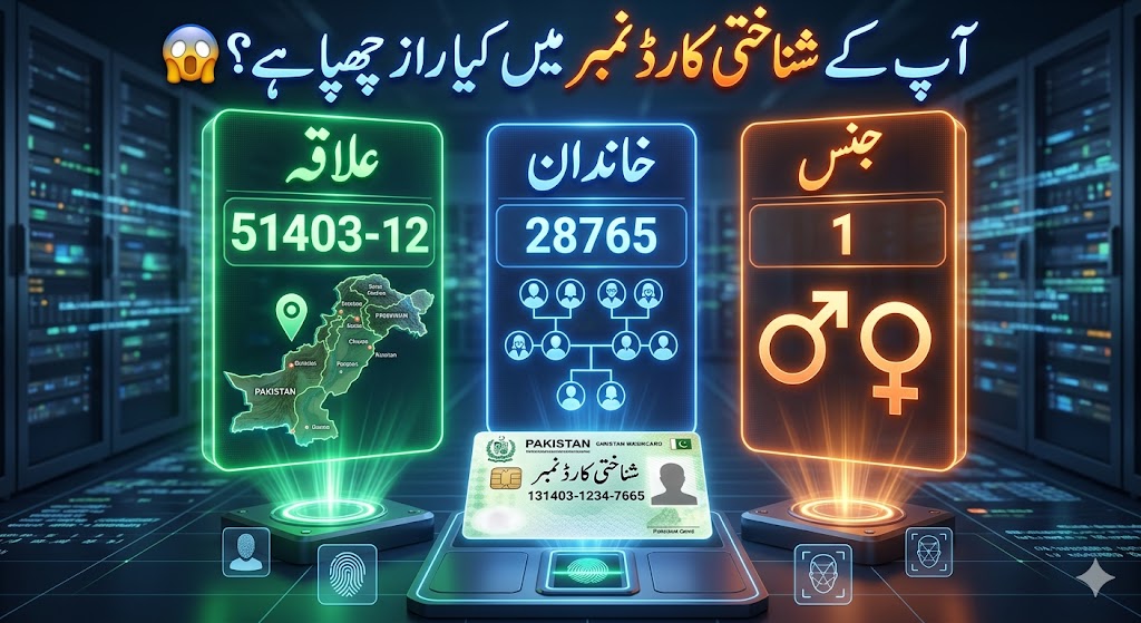 pakistan cnic number structure decoded urdu