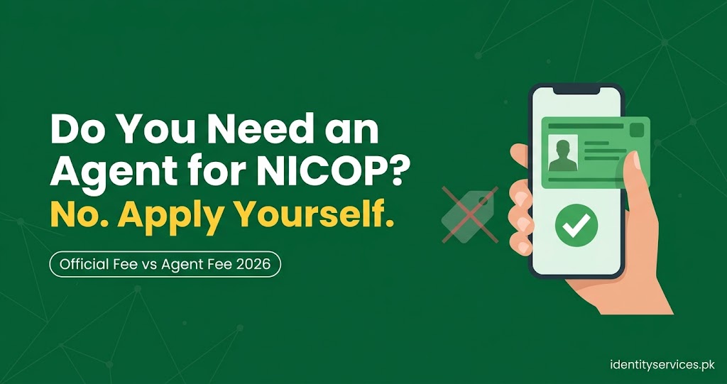 Featured image asking whether you need an agent for NICOP, with the answer that overseas Pakistanis can apply themselves through the Pak-ID app